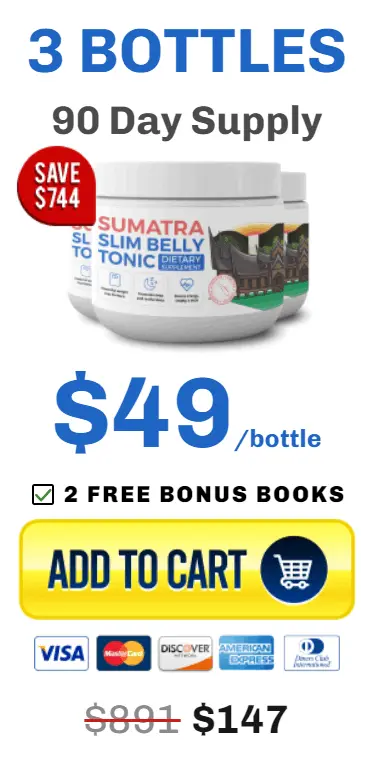  Sumatra Slim Belly Tonic 3 Bottle